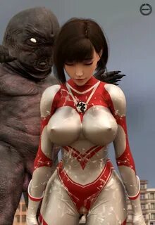 3d poils de poisson ultra salé Ultraman Katia: horreur! 