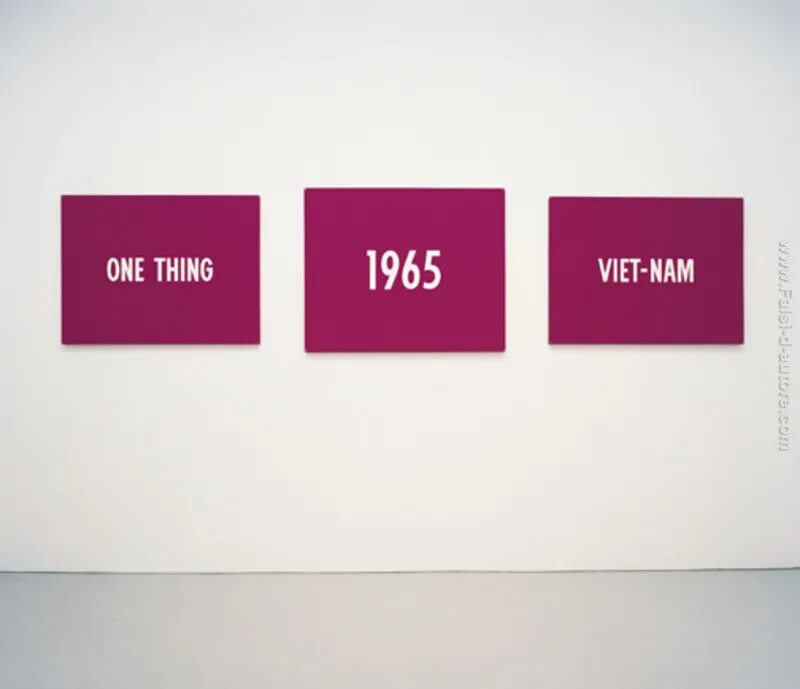 Он Кавара one thing, 1965, Viet-nam. Кавара. The one thing. Он Кавара произведения. This is the first thing