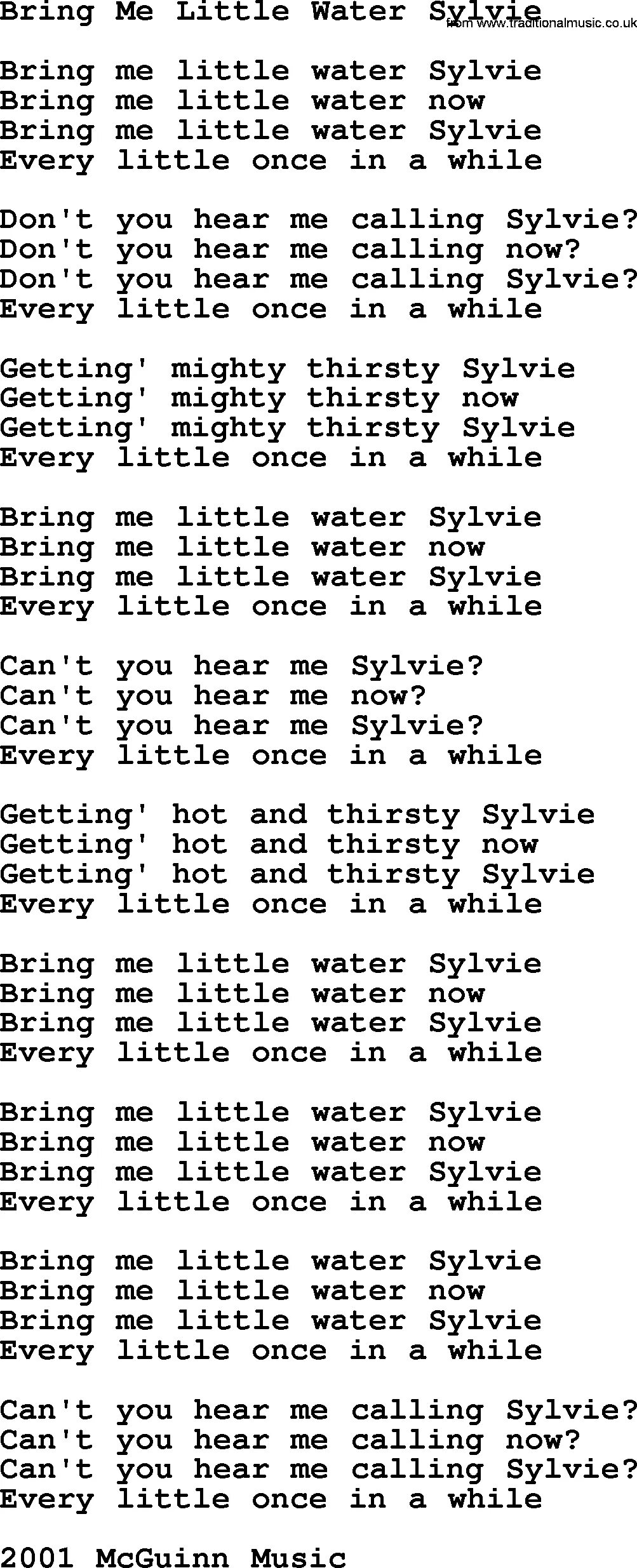 Bring me a little Water Sylvie Ноты. Bring me little Water Silvy Ноты. Текст песни bring me