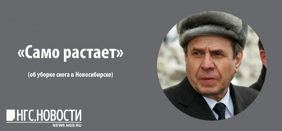 Само растает. Городецкий про снег сам растает. Цитаты Владимира Путина. Фразы Городецкого мера Новосибирск смешно.