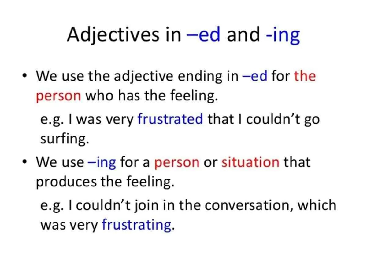 Ed ing adjectives правило. Ed и ing прилагательные в английском. Прилагательные ed ing в английском языке Worksheets. Ed ing правило. Adjectives with ing