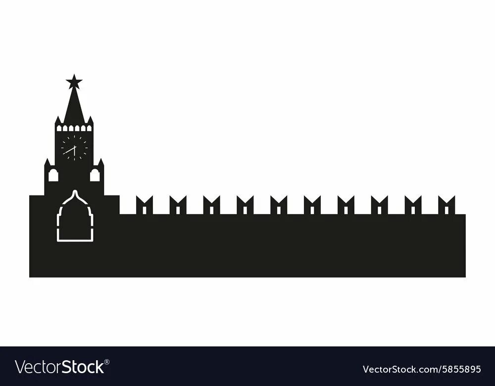 Шаблон кремля для вырезания из бумаги распечатать