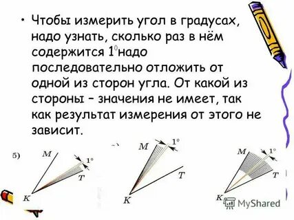 Что значит между сторонами угла