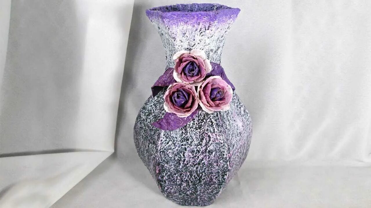 Самодельная ваза своими руками. Необычные вазы. Украшение вазы. Декорированные вазы. Декор вазы своими руками.