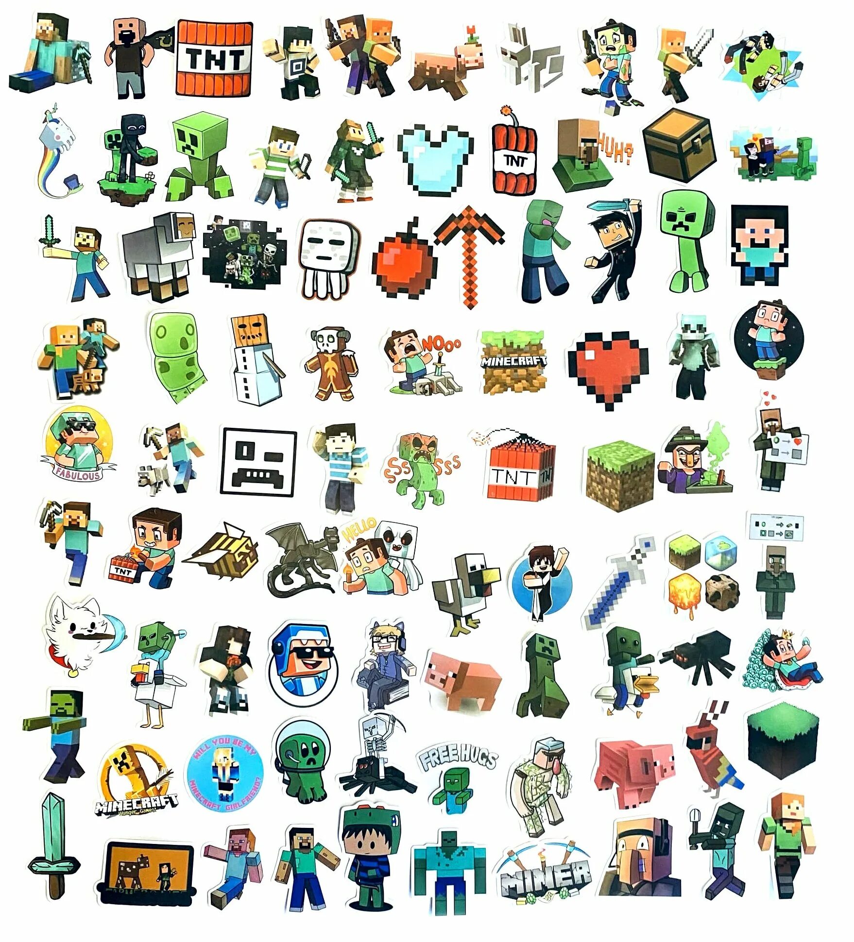 стикеры майнкрафт телеграмм премиум блоки