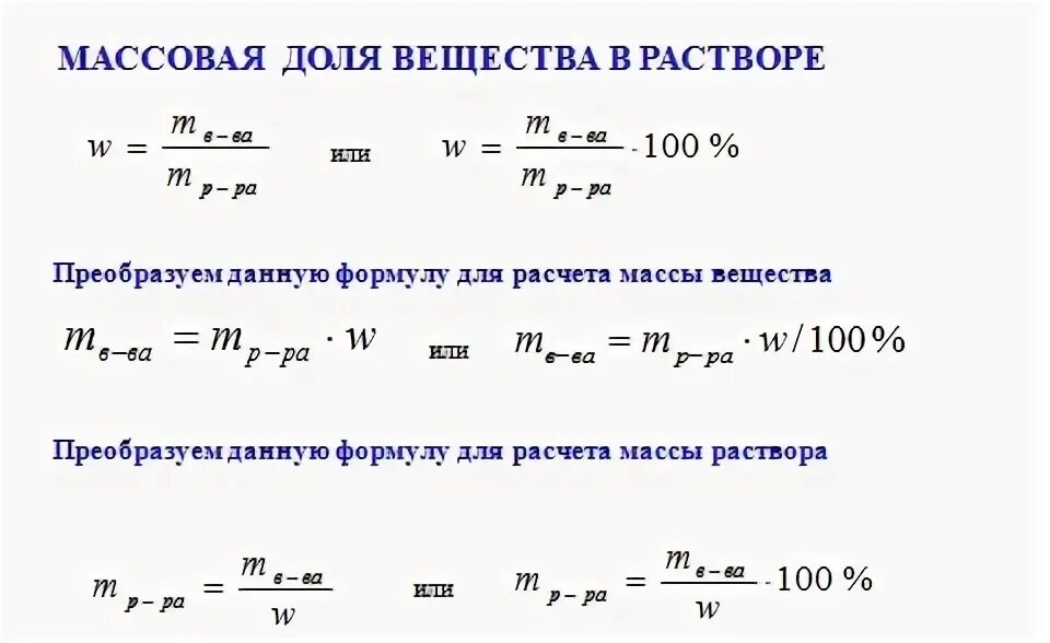 Формула нахождения массы раствора. Формула нахождения массы раствора в химии. Масса раствора формула химия. Формула для расчета массовой доли раствора.