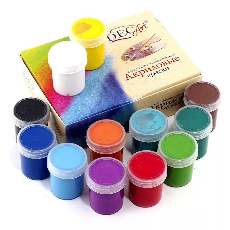 Акриловые краски для детей. Детские акриловые краски. Акриловые краски. Инструменты для рисования красками. Краски в баночках для рисования.