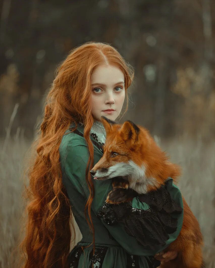 Рыжая fox. Лисичка Алиса.