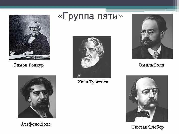 Обеды 5 писателей. Группа пяти Тургенев. Тургенев Золя Флобер. Золя и Тургенев. Обед пяти Тургенев.