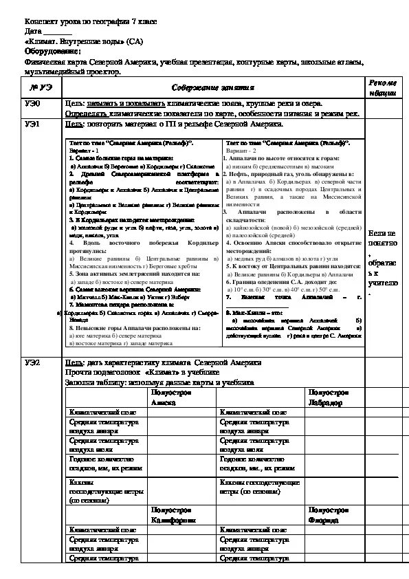 Конспект урока северная америка 7 класс география. Конспект внутренние воды Северной Америки. Конспект по географии 7 класс климат внутренние воды Северной Америки. План конспект Северная Америка. Внутренние воды Северной Америки 7 класс география таблица.