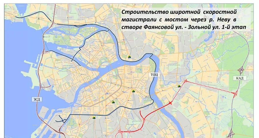 Карта Широтной магистрали СПБ. Широтная магистраль скоростного движения СПБ. Схема Широтной магистрали скоростного движения в Санкт Петербурге. ВСД Восточный скоростной диаметр.