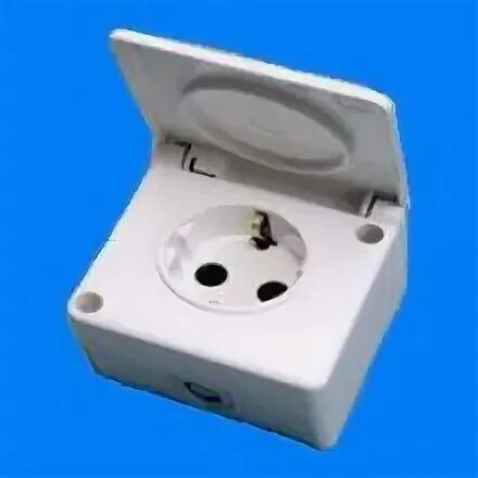 Розетка брызгозащищенная ip44