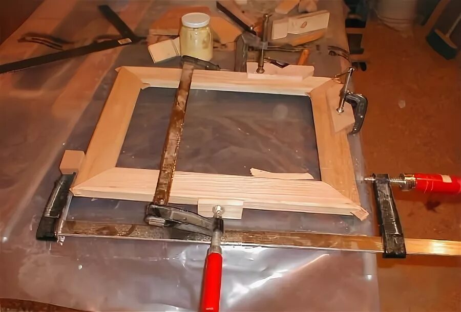 Заклеить рамку