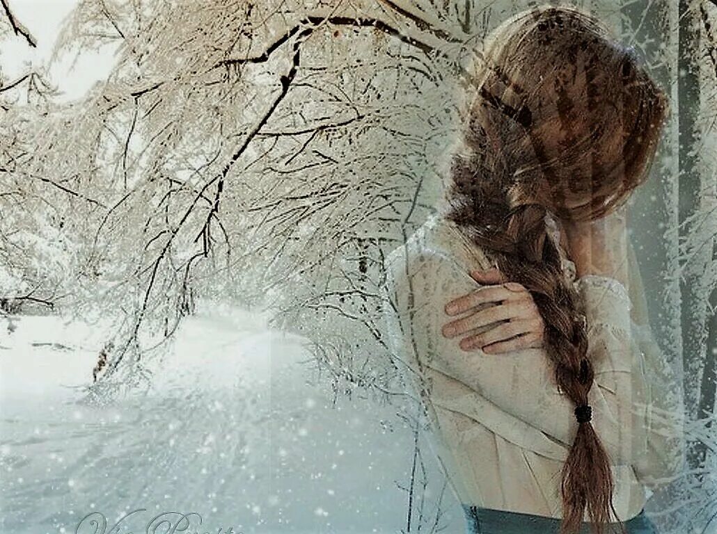 Снежная девушка. Зима была холодной. Девушка метель. Девушка и снегопад. Я помнится видел однажды