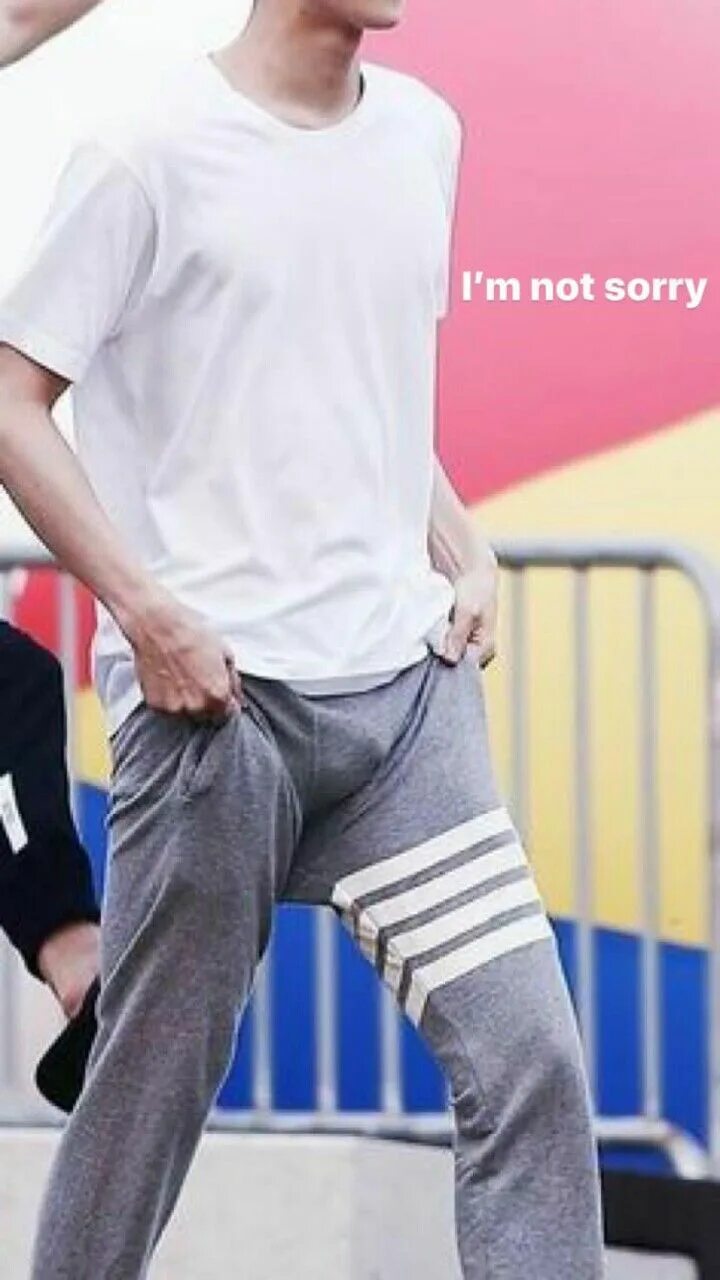 Idols dick. EXO Sehun bulge.