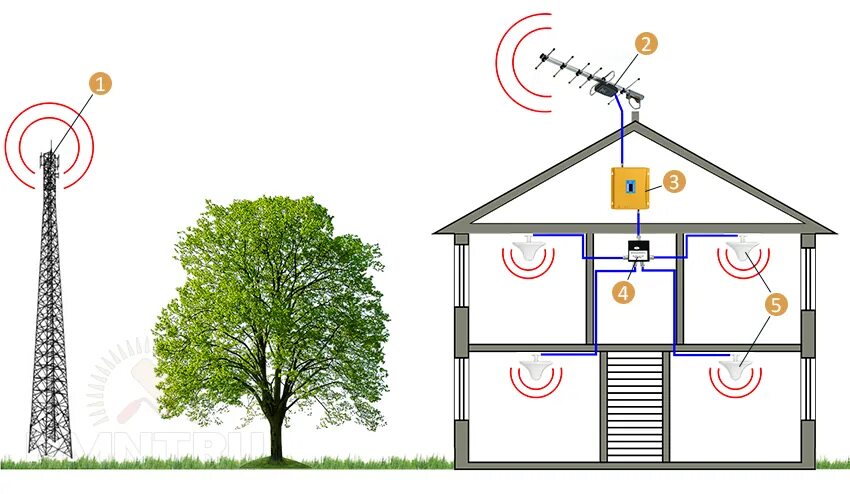 Как улучшить сигнал. Монтаж усилителя сотовой связи. Усиление сигнала сотовой связи. Усиление сигнала сотовой связи на даче. Усиление интернет сигнала на даче.