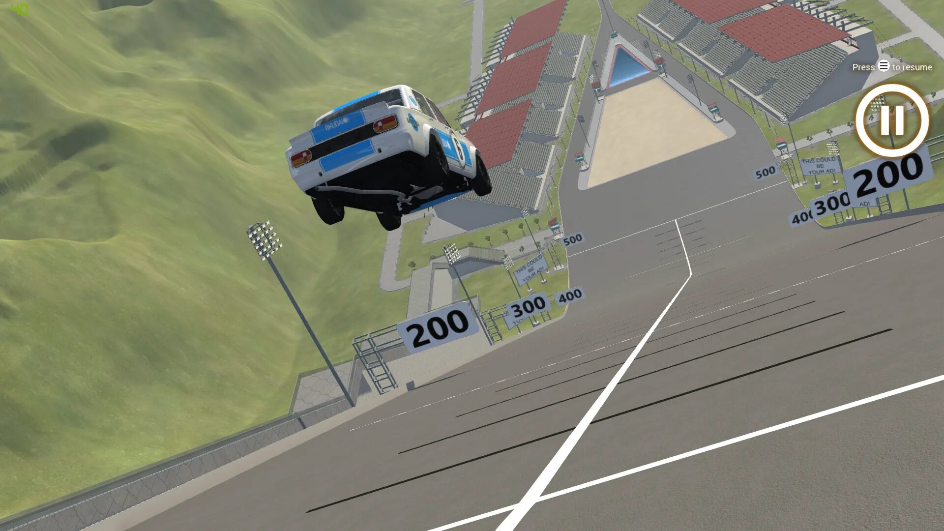 Car jump arena