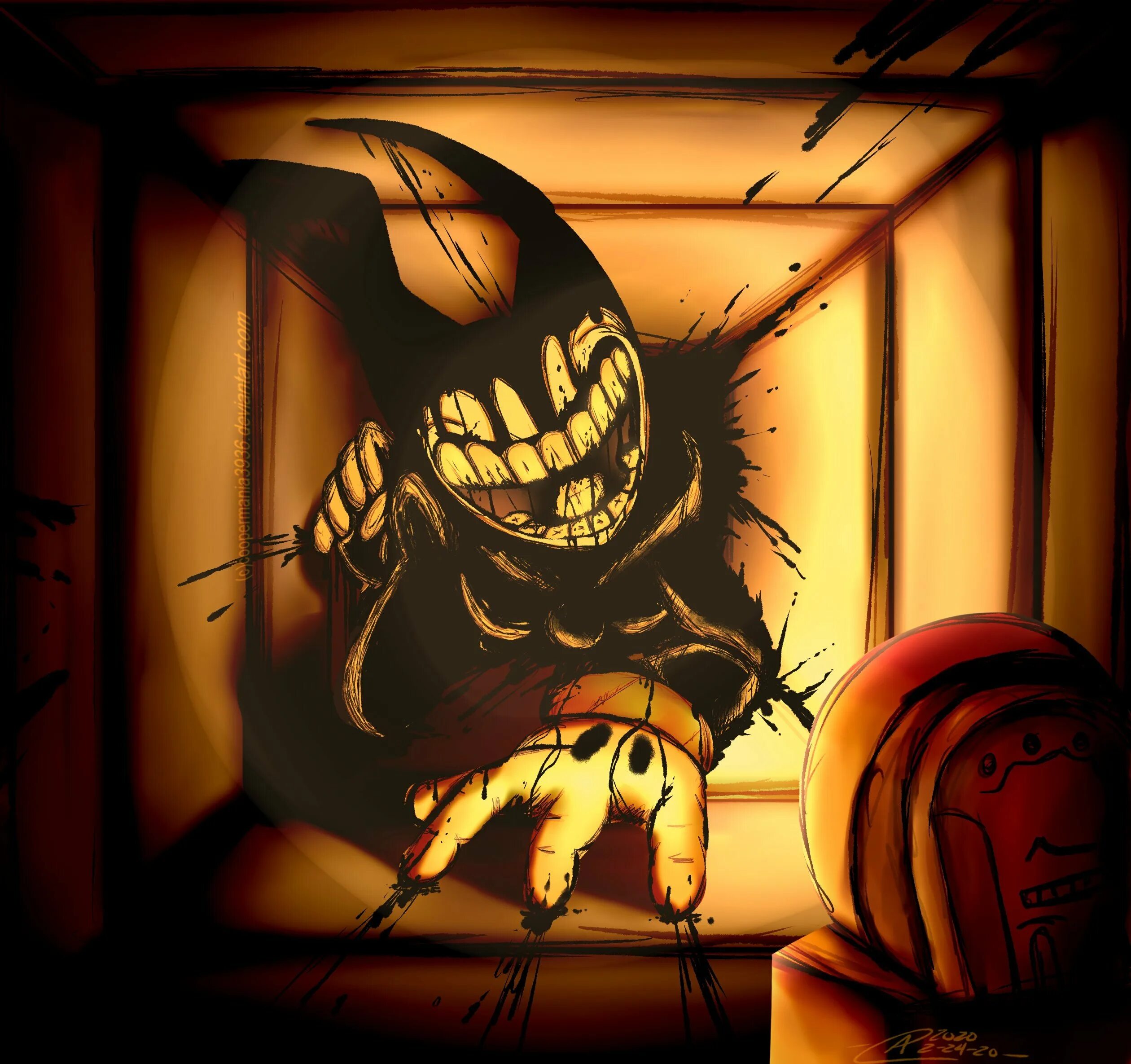 Bendy the demon. Бенди и тёмное возрождение. чернильный демон тёмное возрождение. bendy and the dark revival бенди. bendy and the dark revival арт.