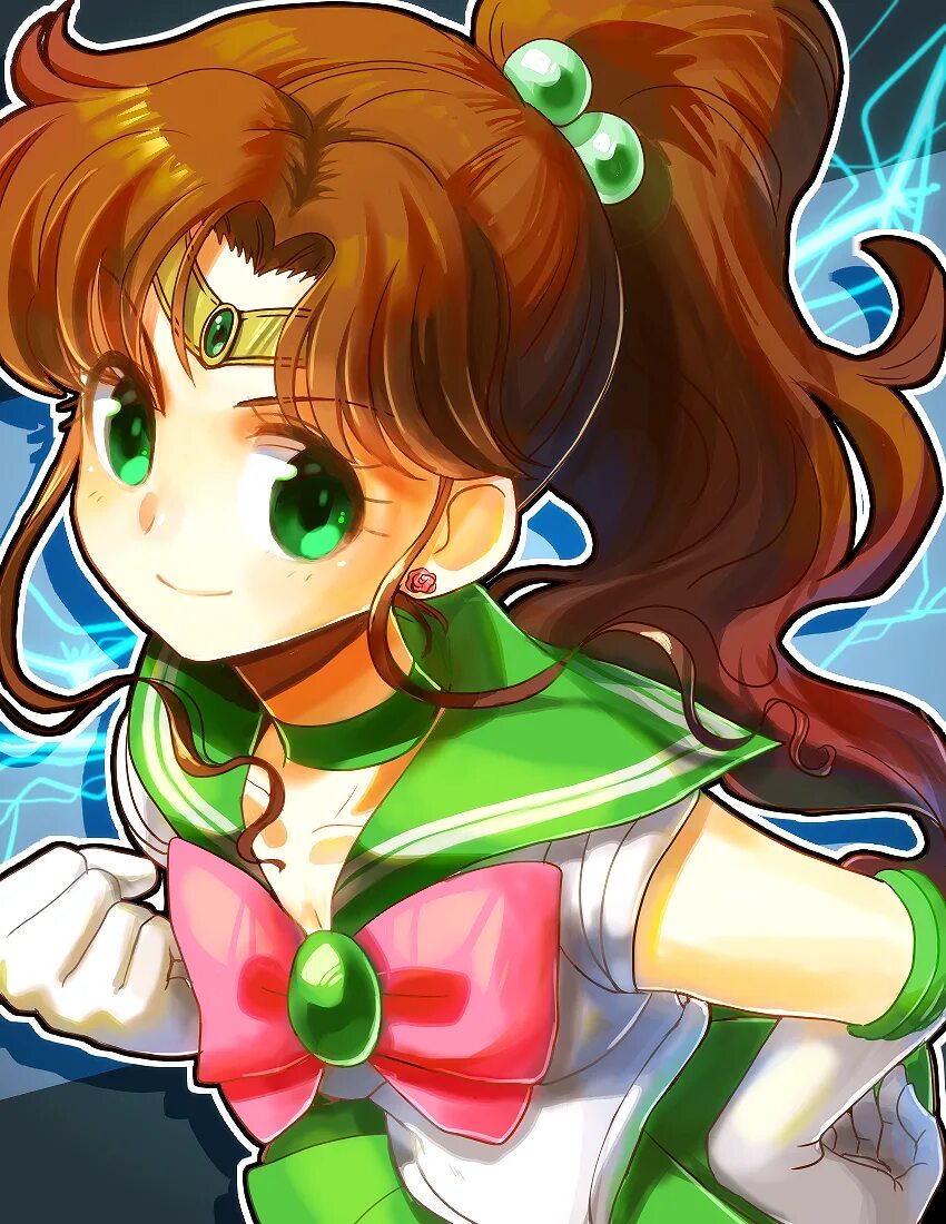 Sailor jupiter. Сейлор ю. Сейлор Юпитер. Сейлор Юпитер арт. Юпитер Макото.