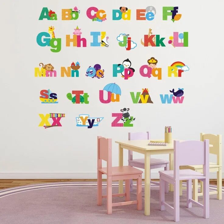 Отделка bulletin board. Алфавит на стену. Детский алфавит на стены животными. Азбука на стену. Осд стена с буквами.