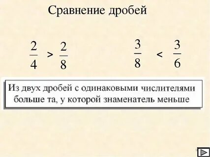 Правильная дробь с знаменателем 5
