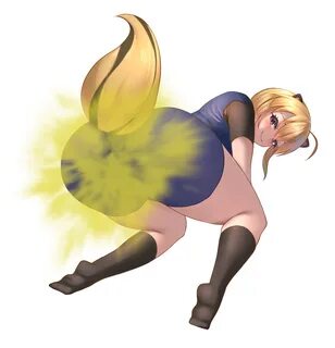 animal ears, big ass, fart, fetish, looking at viewer, naughty face, pov, s...