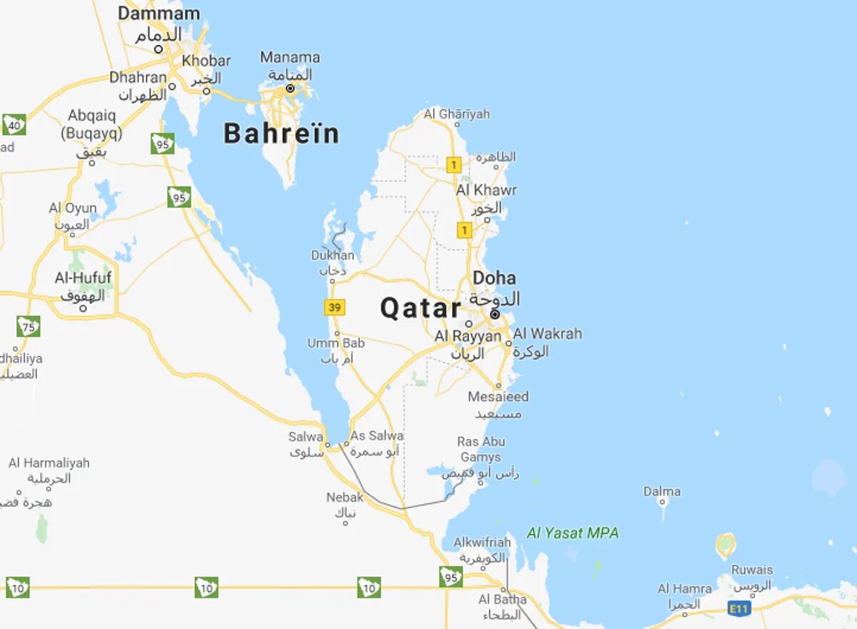 Страна доха где находится. Королевство Бахрейн на карте. Королевство Бахрейн где находится на карте. Катар и Бахрейн на карте.