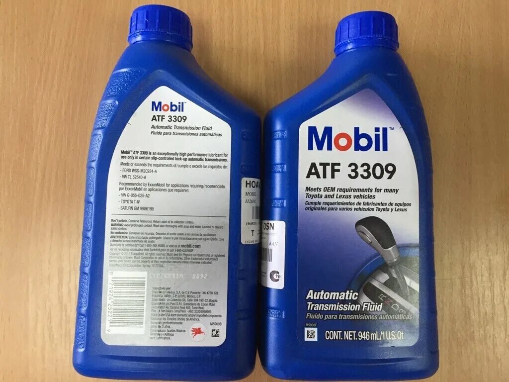 Атф аналоги цена. Mobil ATF 3309. Трансмиссионное масло mobil ATF 3309. Mobil ATF 3309 1l артикул. Масло трансмиссионное mobil ATF 3309 1л.