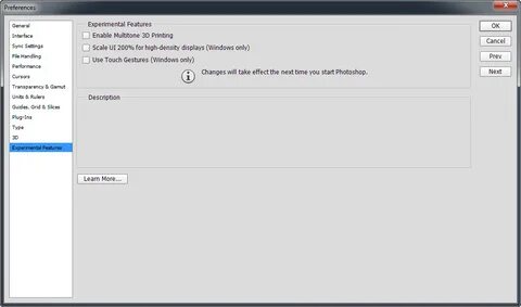 Enable experimental features