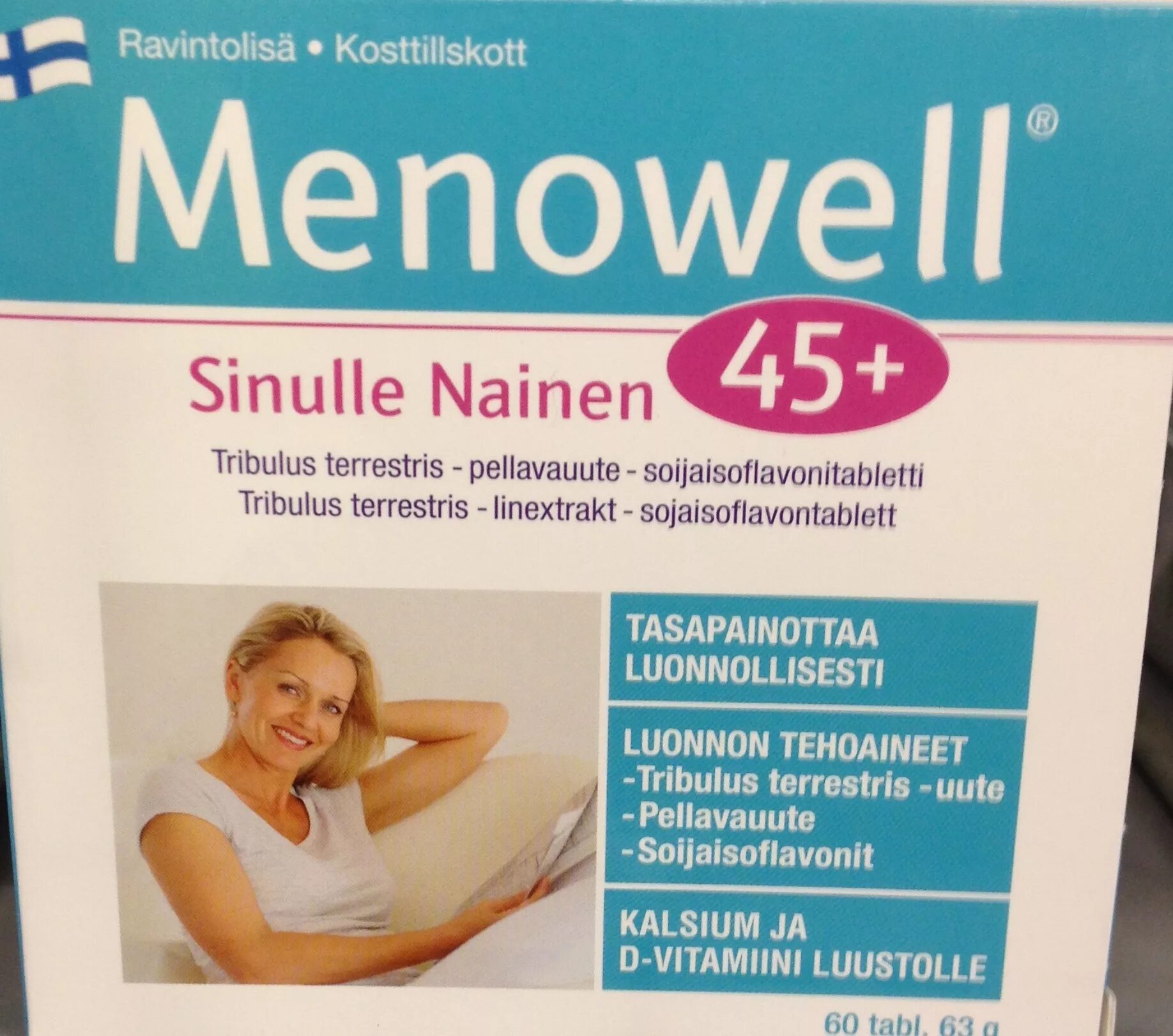 Витамины менопауза купить. Витамины Menowell 45+. Менопауза витамины menopause. Витамины из Финляндии 45+. Женские витамины финские.