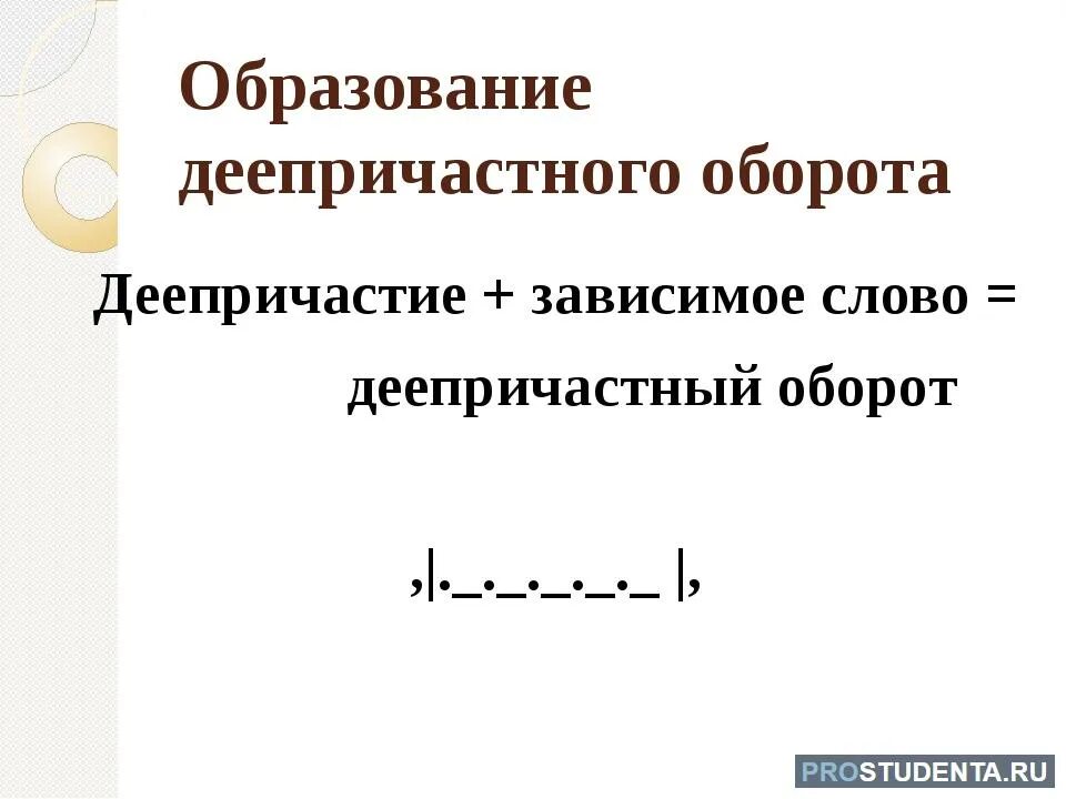 Спп предложения с деепричастным оборотом. Спп предложения с деепричастным оборотом