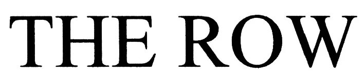 Row сайт. The row логотип. the row бренд логотип. the row бренд история создания. бренд одежды the row.
