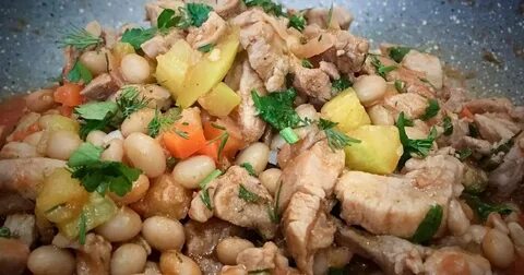 Индейка с фасолью