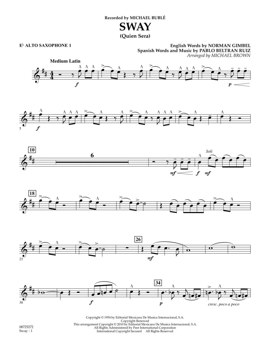 Sway michael buble текст. Sway ноты alto sax. michael buble sway ноты sax alto. sway michael buble ноты. sway ноты для скрипки.
