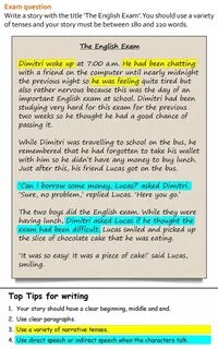 Story writing examples