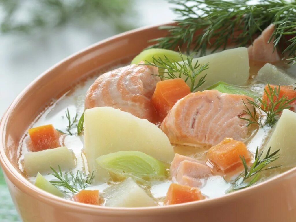 Уха из красной рыбы рецепт