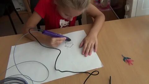 Видео как пользоваться 3д ручкой для начинающих