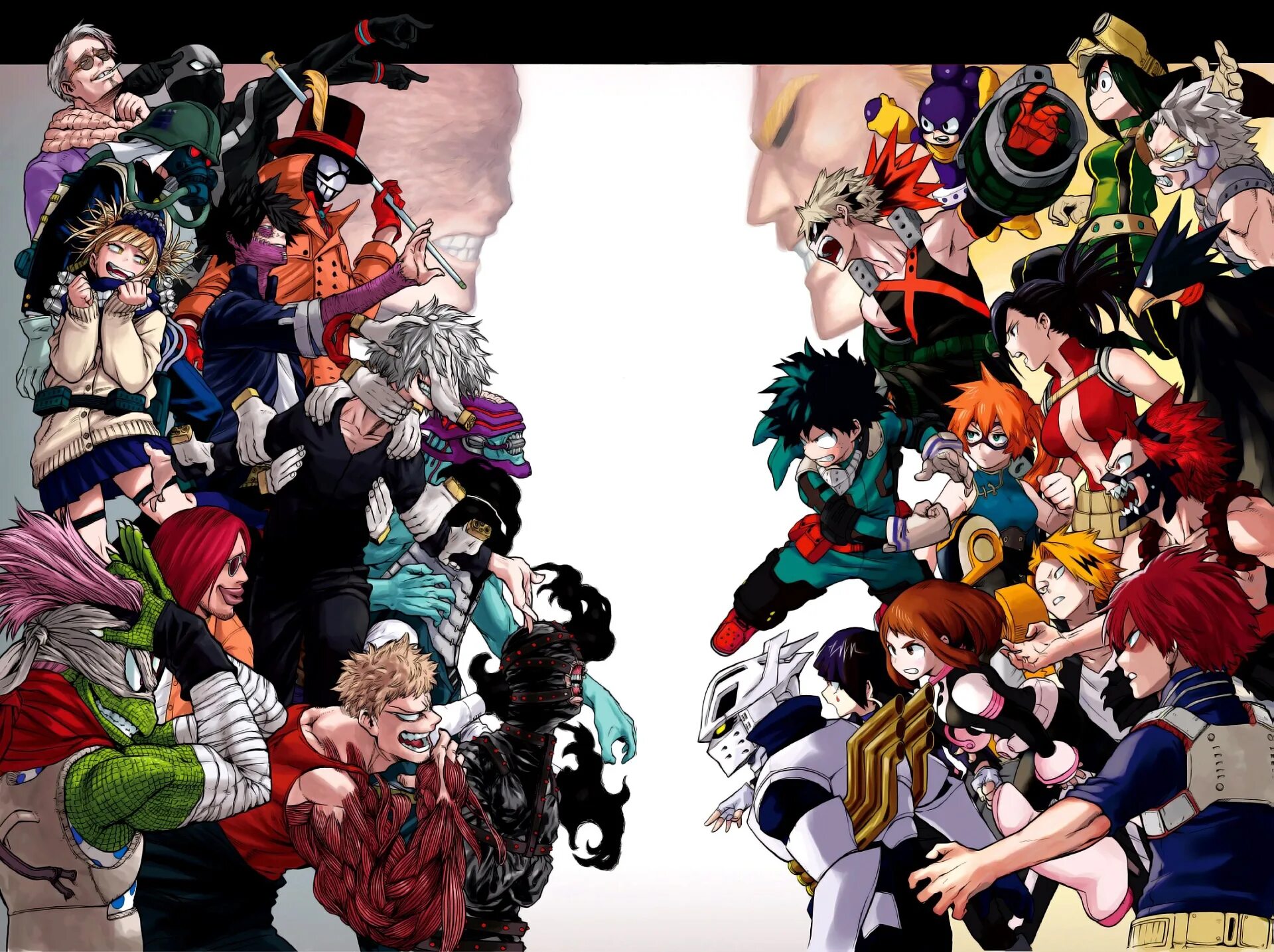 Моя геройская академия персонажи. Моя геройская Академия герои. My Hero Academia лига злодеев. Герои аниме моя геройская Академия. Лига злодеев моя геройская Академия персонажи с именами.