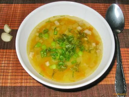 Суп картофельный с горохом