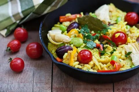 Паэлья с овощами