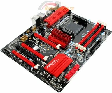 Красная материнская плата asus