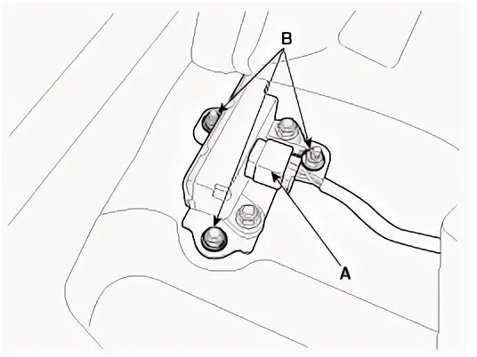 kia ceed 2013. Тормозная система \ ESP (Система электр. стабилизации) \ Датчик р
