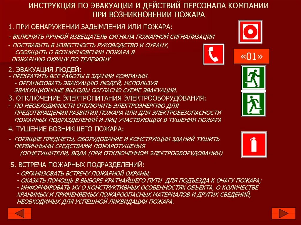 Вопросы тестов пожарных