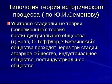 Типология теории