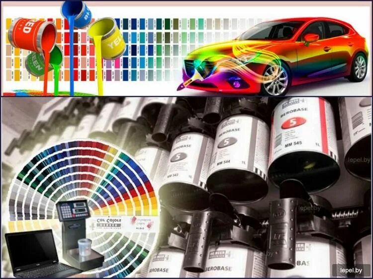 Краска автомобильная. Колеровка автоэмалей. Выбор краски для автомобиля. Автоподбор краски для автомобиля.