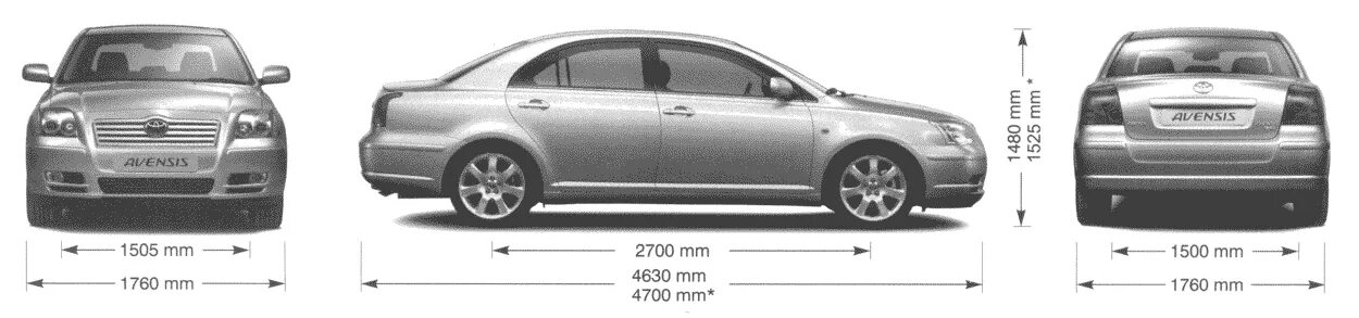 Параметры тойота авенсис. Габариты Тойота Авенсис 2008 седан. Габариты Тойота Авенсис 2008. Габариты Тойота Авенсис 2007 седан. Габариты Тойота Авенсис 2007.