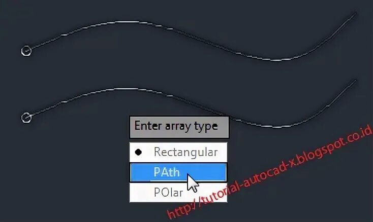 Array path. Array path