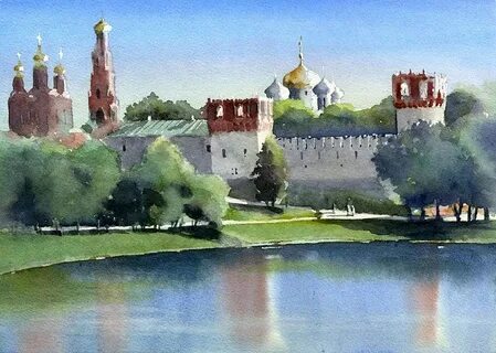 Акварель москва