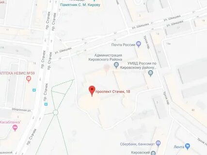 Карта спб стачек
