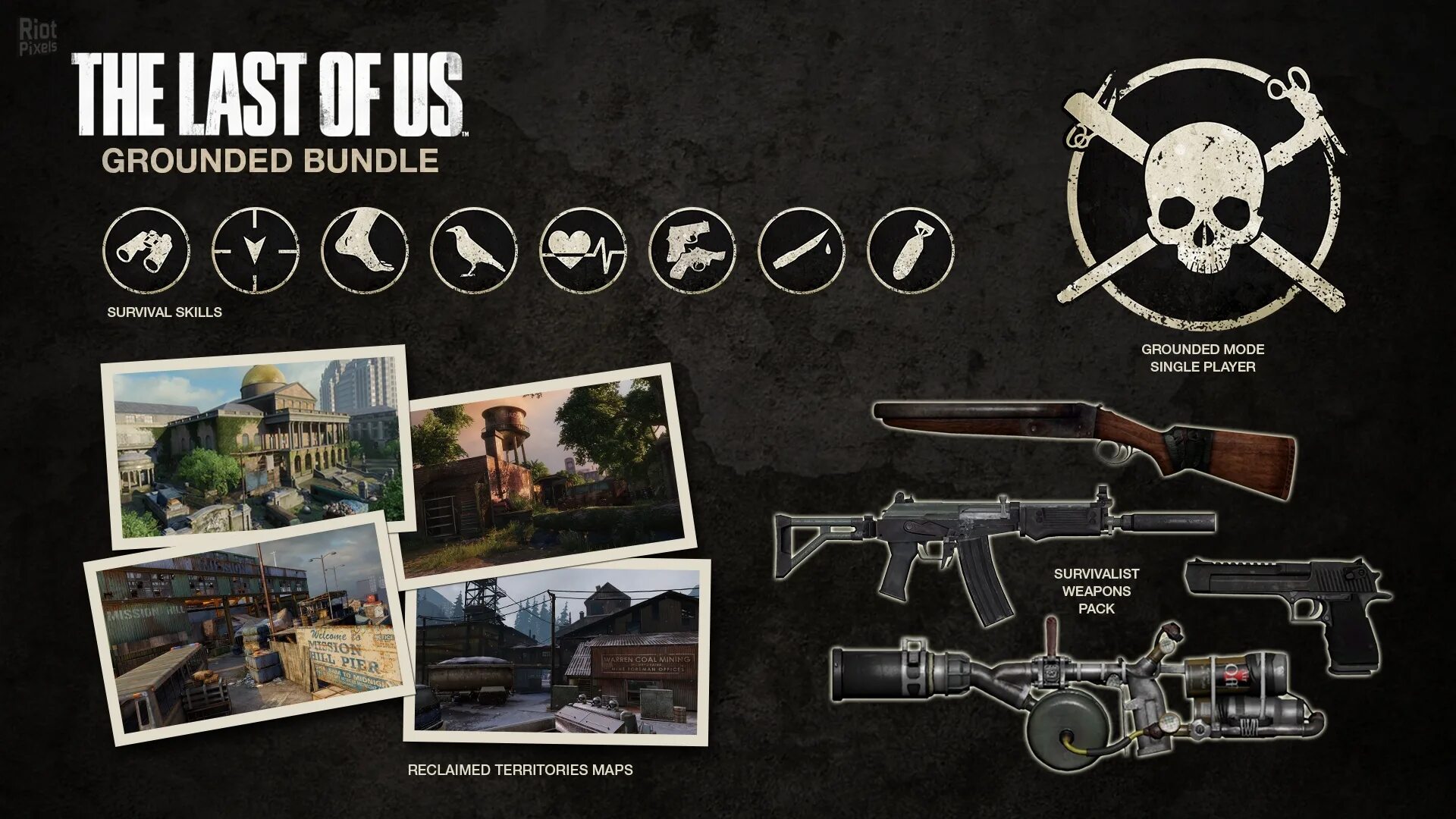 Grounded weapons. Все оружия из the last of us.